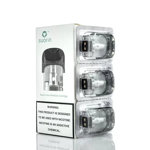 Suorin Ace Replacement Pods - Pack of 3 - 1.0 ohm Pods - Image 2