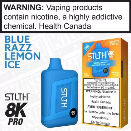 Blue Razz Lemon Ice STLTH 8K Pro Dispoable