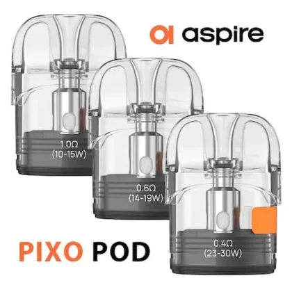 ASPIRE PIXO REPLACEMENT PODS - 0.4 OHM, 0.6 OHM