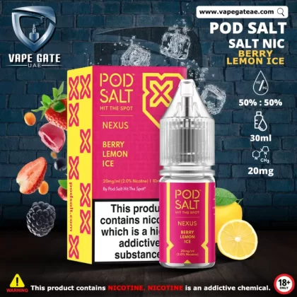 Pod Salt Nexus - Berry Lemon Ice Saltnic - 20 mg / 30 ml
