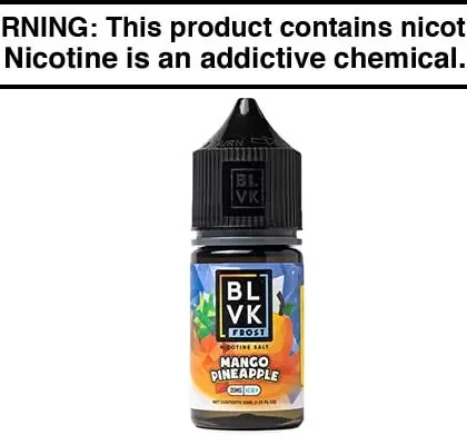 MANGO PINEAPPLE ICE BY BLVK FROST SALT 30ML - Vapejuice
