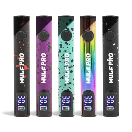Wulf Mods Pro 510 Voltage Battery - Black-Red Spatter, Black-White Spatter