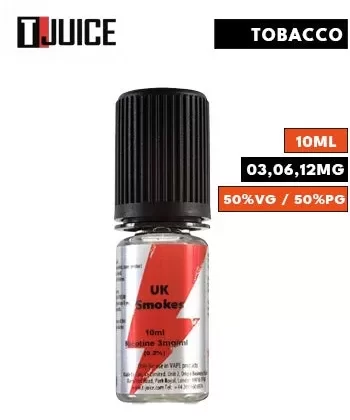UK Smokes eLiquid by T-Juice - 06mg / 10ml - Londonvapehouse