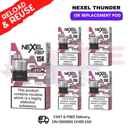 Berry Cooler Nexel 15K REPLACEMENT PODS BOX OF 5