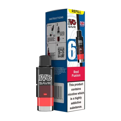 Red Fusion IVG SAVR Refill Pack - 20mg - Vape Product (C26F32)