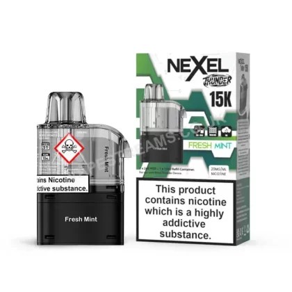 Nexel Thunder 15K Fresh Mint Pods - Vapestreams Co
