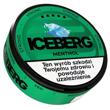 Woreczki nikotynowe ICEBERG 20mg – Menthol Snus AKCYZA