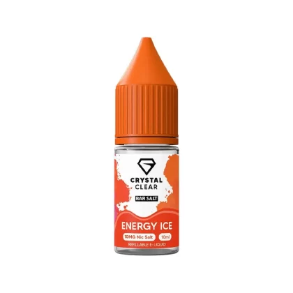 Crystal Clear Bar Salts Energy Ice Nic Salt Vape Juice - 20mg