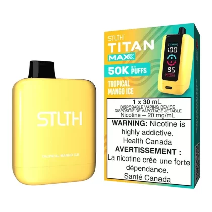 STLTH Titan Max Disposable Vape Device – Tropical Mango Ice