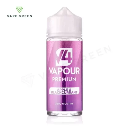 Apple & Blackcurrant Shortfill E-Liquid by V4 Vapour 100ml