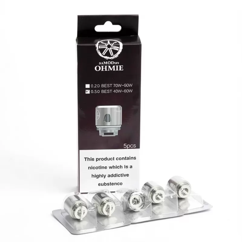 Asmodus OHMIE Bobinas de Repuesto Pack de 5 0.2Ω/0.5Ω