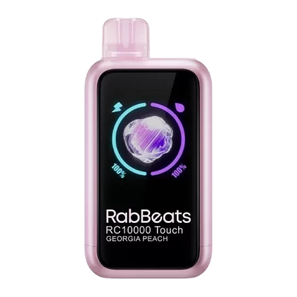 Georgia Peach – RabBeats RC10000 TOUCH - Site#VAP~Nicotine#50mg~Size#Single>5 Pack
