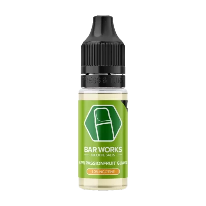Kiwi Passionfruit Guava Nic Salt by Bar Works - 10ml - 10mg - Vape Product (88A925)