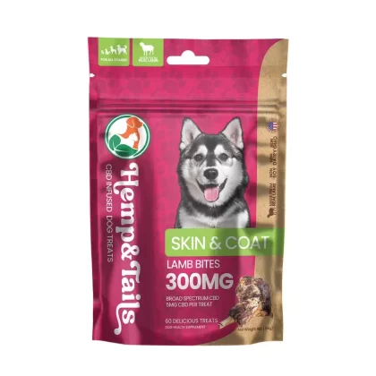 Hemp & Tails Dog Treats – Skin & Coat – Lamb Bites