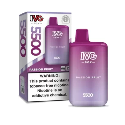 IVG Box Passion Fruit Disposable Vape 5500Puff