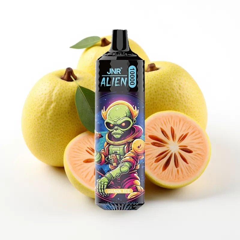 JNR Alien 10000 Puffs Guayaba Hielo 20ml 850mAh Tipo-C RGB - Fumotvapemexico