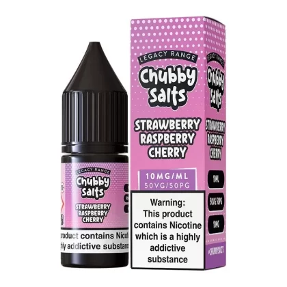 Strawberry Raspberry Cherry By Chubby Salts 10ml - Nicotine Strength#20mg (Salt)>10mg (Salt)