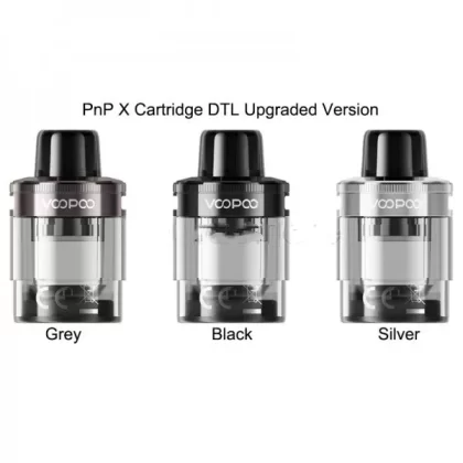VOOPOO PnP X Replacement Empty Pod Cartridge Upgraded Version 2pcs/pack