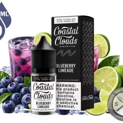 Blueberry Limeade Coastal Clouds Salt 30ml