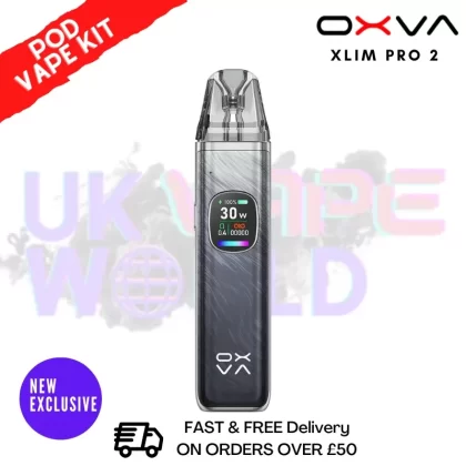 Dark Shadow Oxva Xlim Pro 2 Pod Kit + Free 100ML Liquid