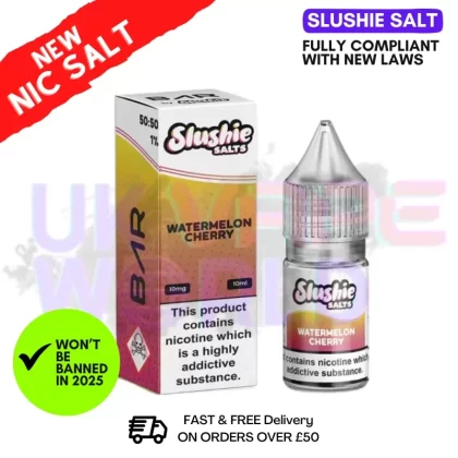 Slushie Salts Watermelon Cherry E Liquid