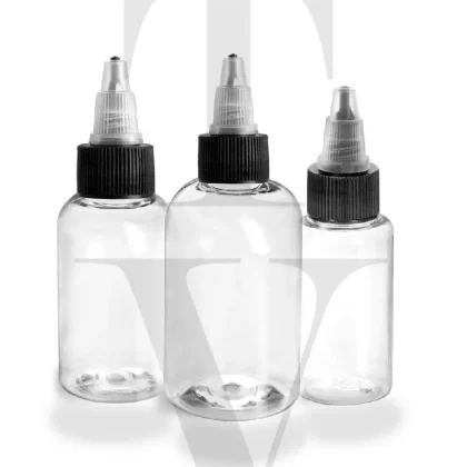 PET BOSTON TALL BOTTLE BLACK TWIST CAP