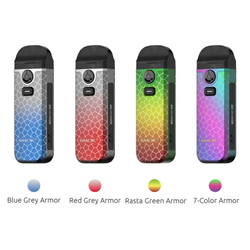 Smok Nord 4 Pod System Kit 80W 2000mAh - Blue Grey Armor / CN-SZ - Image 2