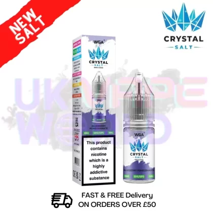 Blueberry Pomegranate WGA Crystal Nic Salt | Lowest Price