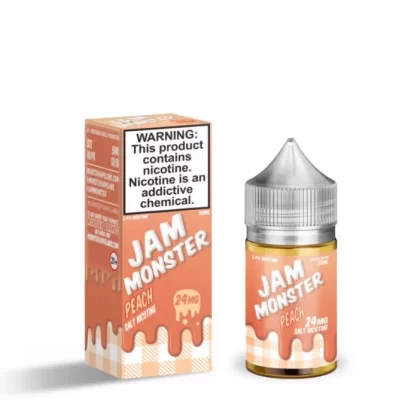 Jam Monster Salt Peach eJuice - Vape Product; Vape Product, Vape Product