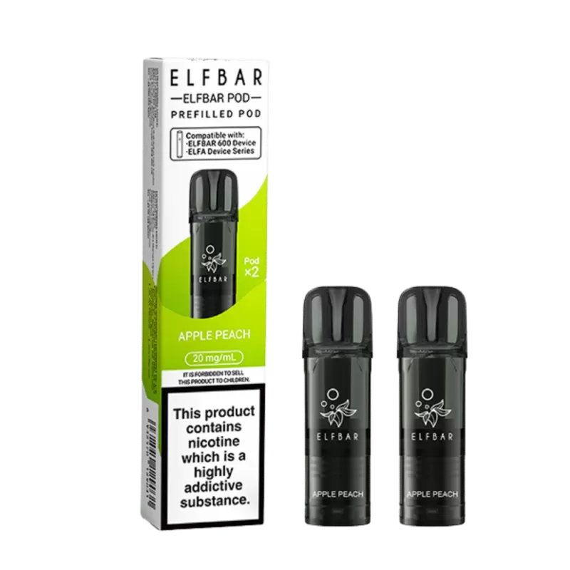 Elf Bar 600 Prefilled Pod Apple Peach - 20mg