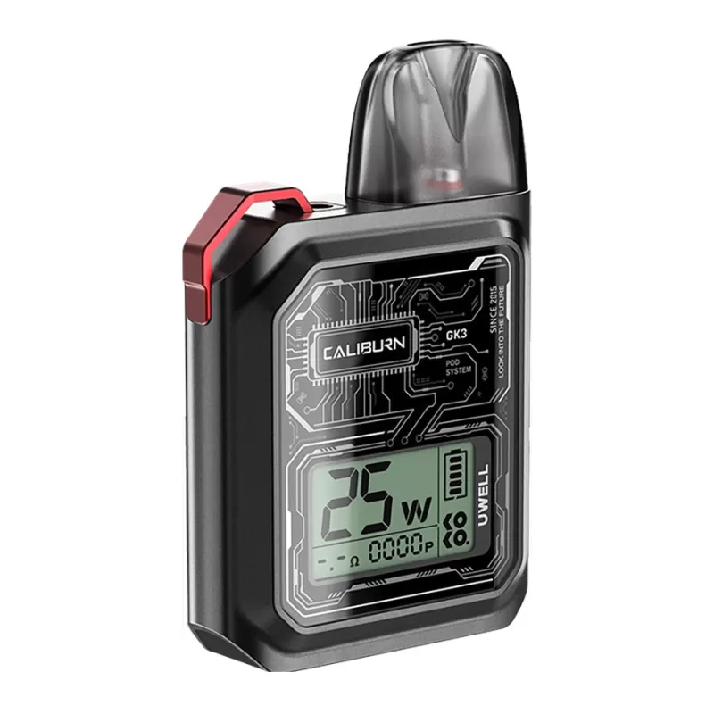 UWell Caliburn GK3 Pod Vape Device - GK3 Black - Image 3