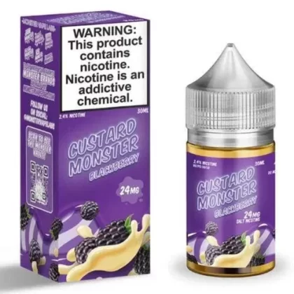 Custard Monster Blackberry Custard Salt 30ml E-Juice