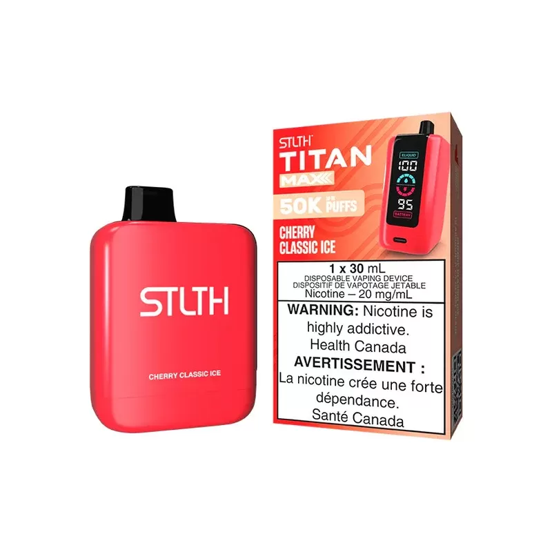 STLTH TITAN MAX DISPOSABLE – CHERRY CLASSIC ICE
