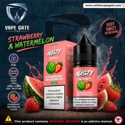 Strawberry Watermelon - Nasty Burst 30ml - 50 mg