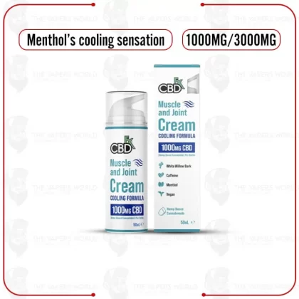 CBDFx CBD Cream For Muscle & Joint: Cooling Formula – 3000MG - Thevapersworld