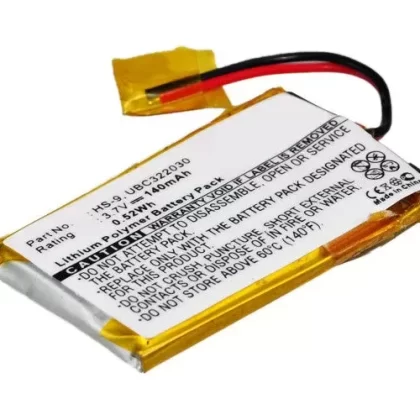 Batteries N Accessories BNA-WB-P1468 Wireless Headset Battery Li-Pol, 3.7V, 140mAh, Ultra High Capacity – Replacement for Ultralife HS-9 Battery