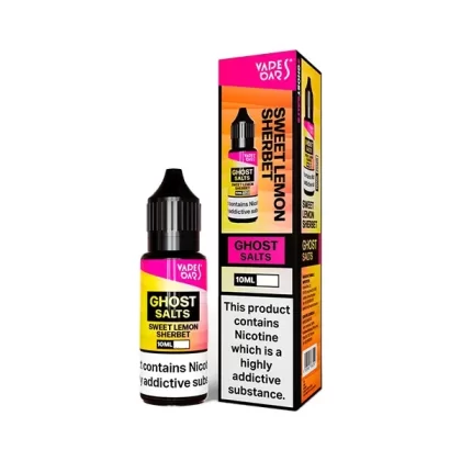Vapes Bars Ghost Salts Sweet Lemon Sherbert E Liquid 10ml - Nicotine Strength#20mg>10mg (5871A0)