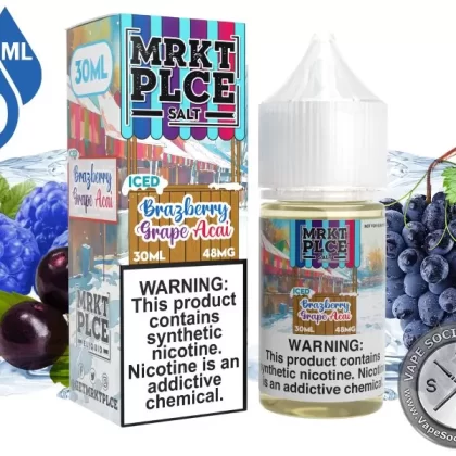 Iced Brazberry Grape Acai by MRKT PLCE Salt 30ml