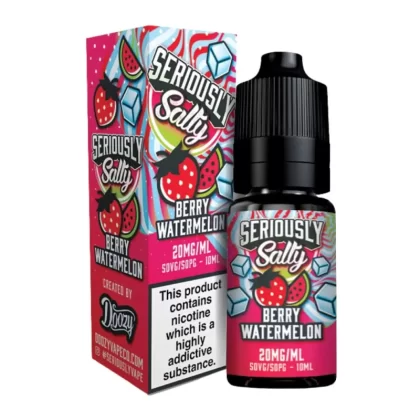 Berry Watermelon Nic Salt E-Liquid Seriously Salty Series by Doozy Vape Co (10ml) - 10mg