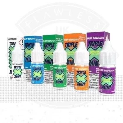Triple X Mint by Puff Dragon TPD Compliant – 10ml
