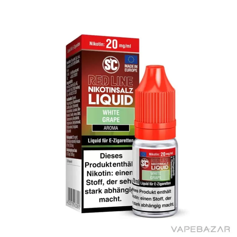 SC Red Line Nikotinsalz Liquid – White Grape - 5mg/ml, 20mg/ml; Traube - Image 2