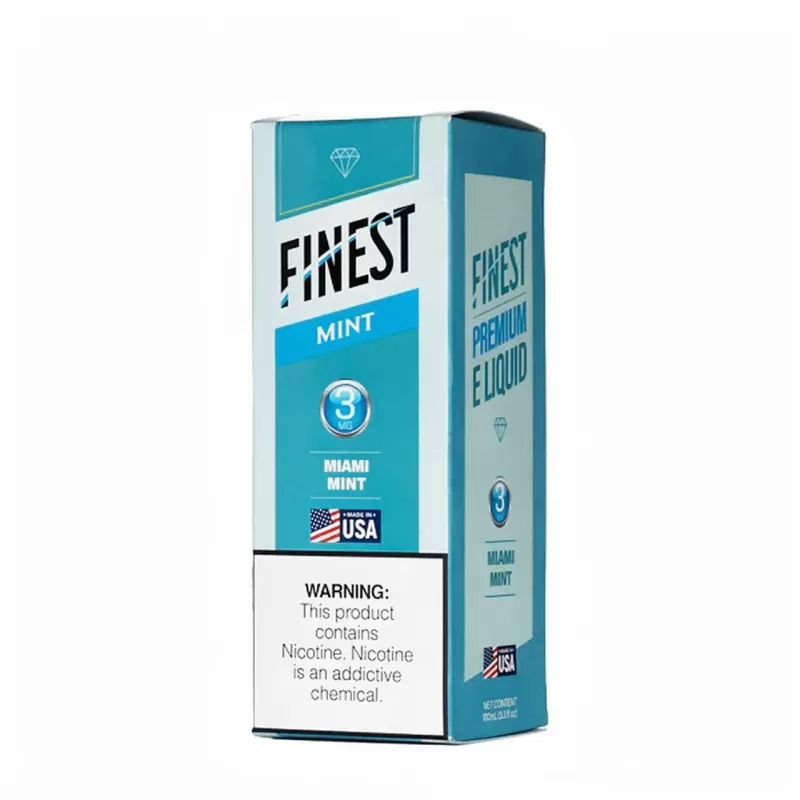 Finest E-Liquid Miami Mint Cool Mint Vape Juice 100mL - Image 3
