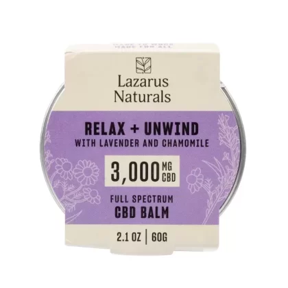 Lazarus Naturals – Relax + Unwind CBD Balm