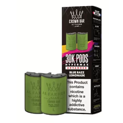 Al Fakher 30k Hypermax Prefilled Pods Blue Razz Lemonade - Strength#20mg