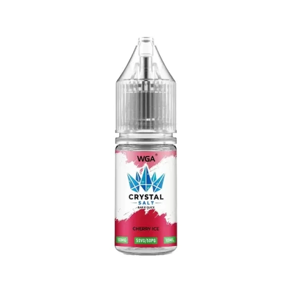 WGA Crystal Cherry Ice Salt Nic Vape Juice - 10 Pack - 20mg