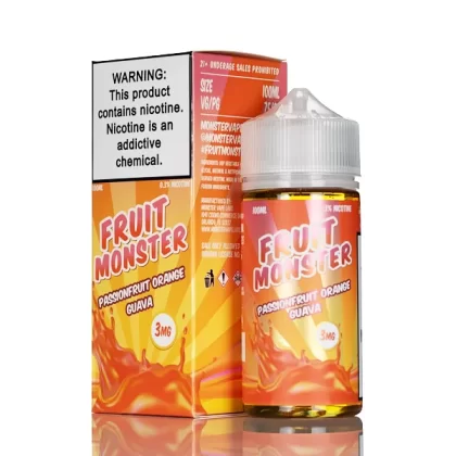 Fruit Monster - Passion Fruit Orange Guava - 100mL - 3mg