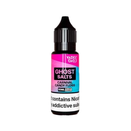 Vapes Bars Ghost Salts Carnival Candy Floss Nic Salt - 10 Pack - 20mg