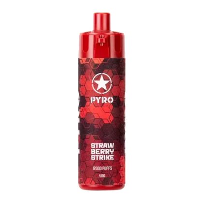 Strawberry Strike PYRO 12000 - Customer Group#Consumer~Nicotine#5mg~Size#Single>10 Pack