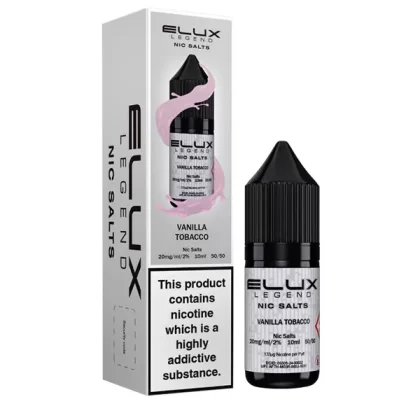 Elux Legend Vanilla Tobacco Nic Salt E-Liquid - 20mg