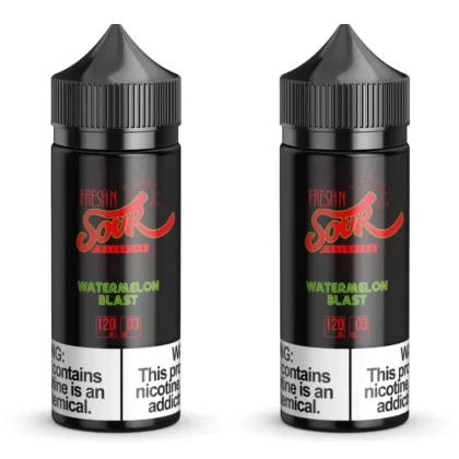 Fresh N Sour Watermelon Blast 2 Bottle Bundle - Vape Product, Vape Product (7F7914)